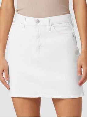 Hudson Jeans White viper Denim Mini Skirt - NWOT